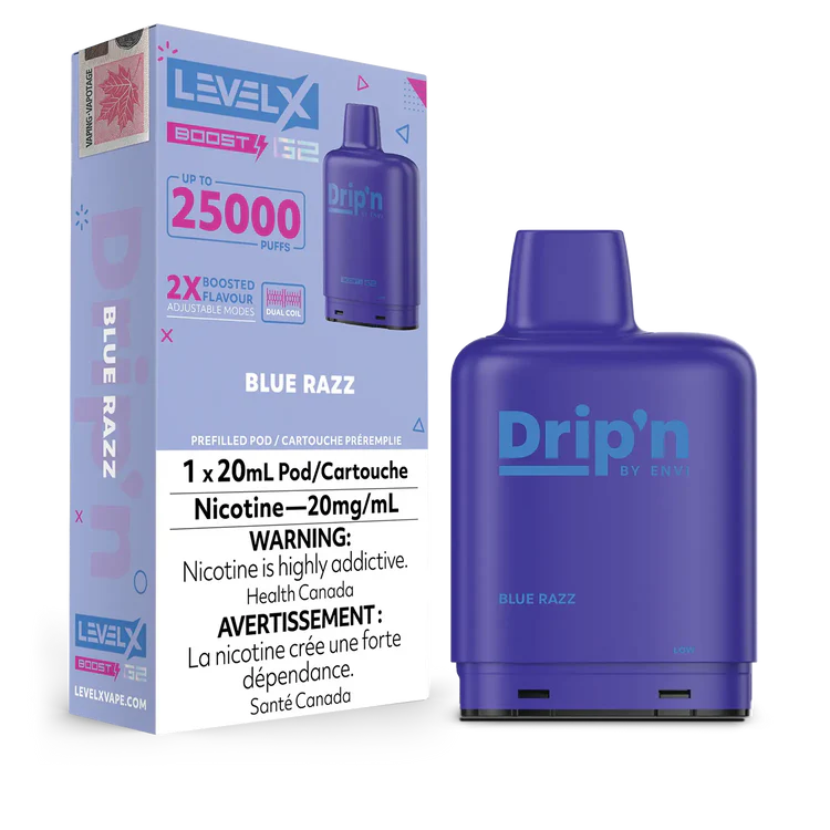 Blue Razz by Level X Drip'n G2 Boost 25K
