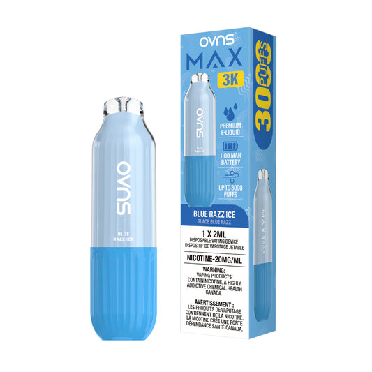 Blue Razz Ice Ovns Max - Disposable 3K
