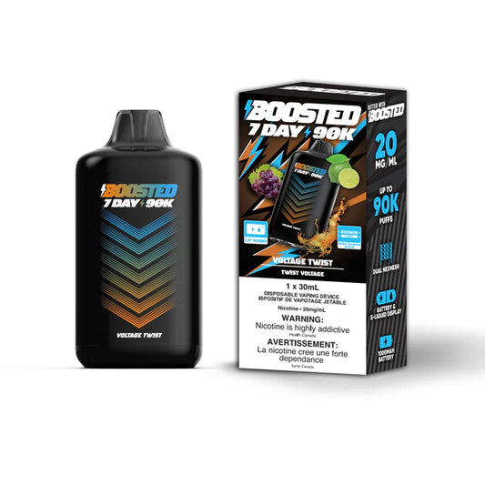 Boosted 7 Day 90K Disposable Vape - Voltage Twist