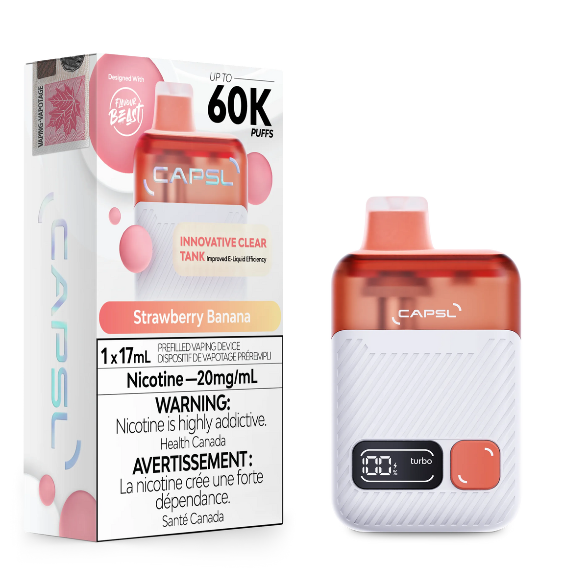 Strawberry Banana CAPSL AFX17 Disposable