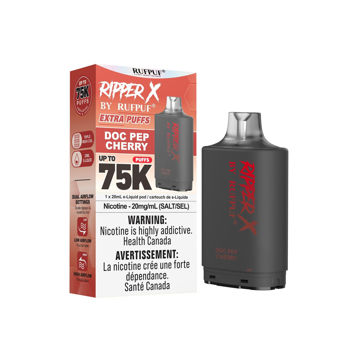Doc Pep Cherry Rufpuf Ripper X Pods 75K