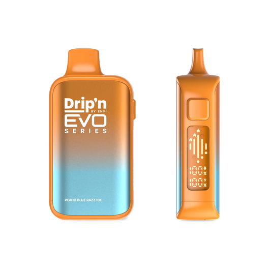 Peach Blue Razz Ice Drip'n by Envi EVO 63K - Disposable Vape - view 2