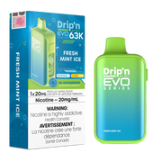 Fresh Mint Ice Drip'n by Envi EVO 63K - Disposable Vape