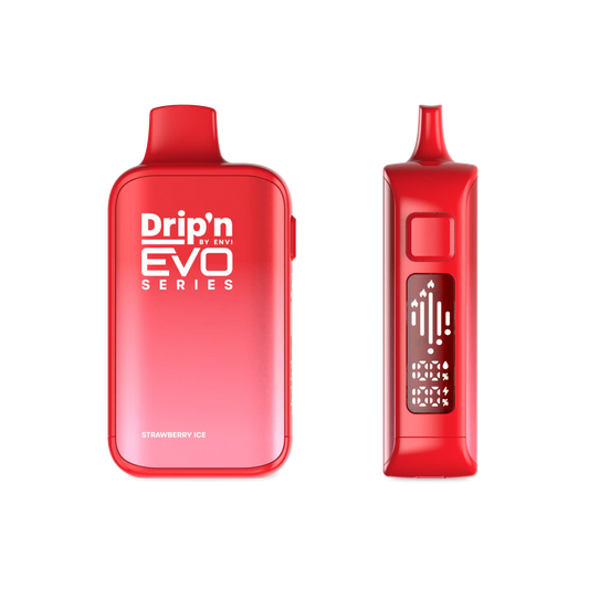 Strawberry Ice Drip'n by Envi EVO 63K - Disposable Vape by DRIP'N β view 2