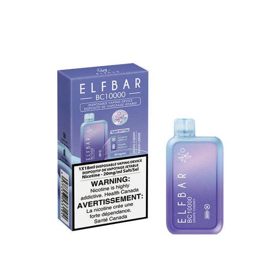 ELF Bar BC10K 18ml Disposable Vape - Grape Cherry