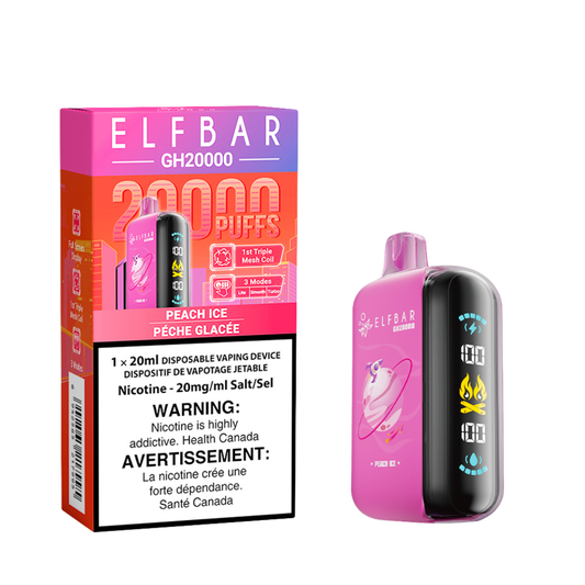 Elf Bar GH20k Disposable Vape - Peach Ice