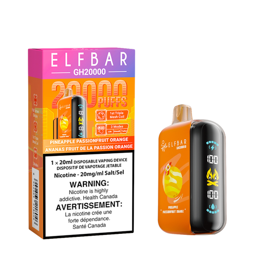 Elf Bar GH20k Disposable Vape - Pineapple Passionfruit Orange