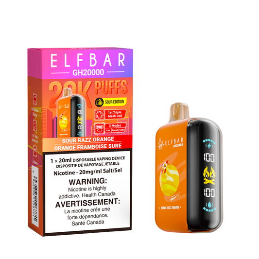 Elf Bar GH20k Disposable Vape - Sour Strawberry Dragonfruit