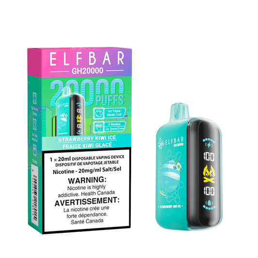 Elf Bar GH20k Disposable Vape - Strawberry Kiwi Ice