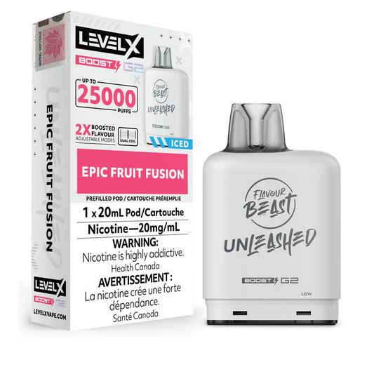 Epic Fruit Fusion Flavour Beast Boost G2 Unleashed Pods 25K