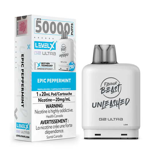 Epic Peppermint by Level X Flavour Beast Unleashed G2 Ultra 50K