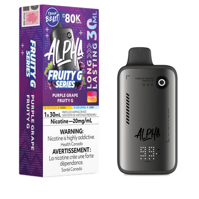 Purple Grape Fruity G Flavour Beast Alpha - Disposable Vape 80K