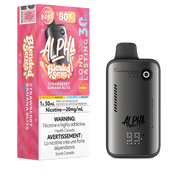Alpha de Bête aromatisée Fraise Banane Bonheur Glacé - Vape jetable 80K