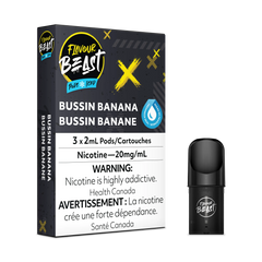 Flavour Beast Flow Pods - Bussin Banana Glacée (Compatible avec STLTH)