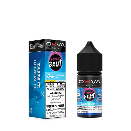 Fresh Blue Mist Ice by Flavour Beast x OXVA E-Liquid Salt