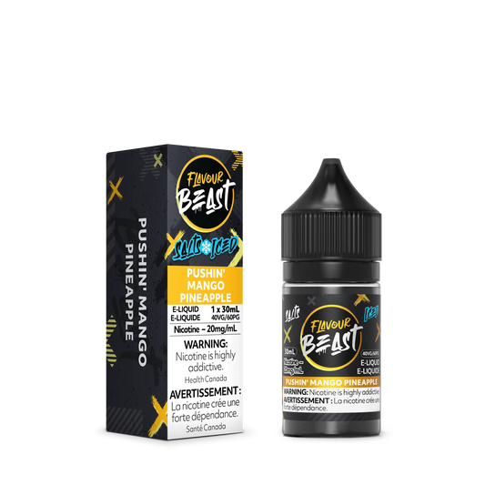 Pushin' Mango Pineapple Iced by Flavour Beast Salt by FLAVOUR BEAST β view 2