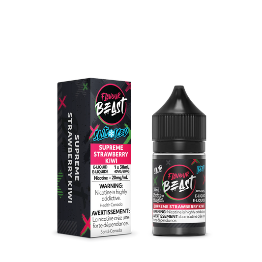 Supreme Strawberry Kiwi Iced by Flavour Beast Salt by FLAVOUR BEAST β view 2