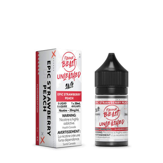 Epic Strawberry Peach by Flavour Beast Unleashed Salt