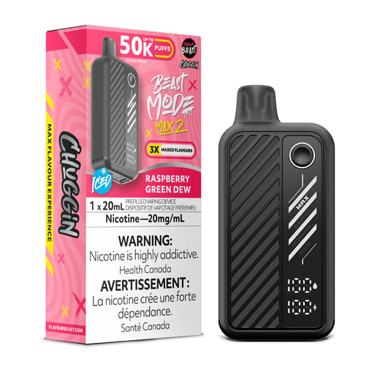 Flavour Beast Beast Mode Max 2 Disposable - Raspberry Green Dew