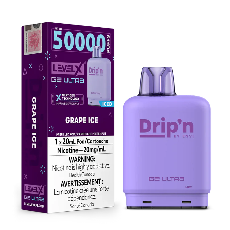 Grape Ice by Level X Drip'n G2 Ultra 50K