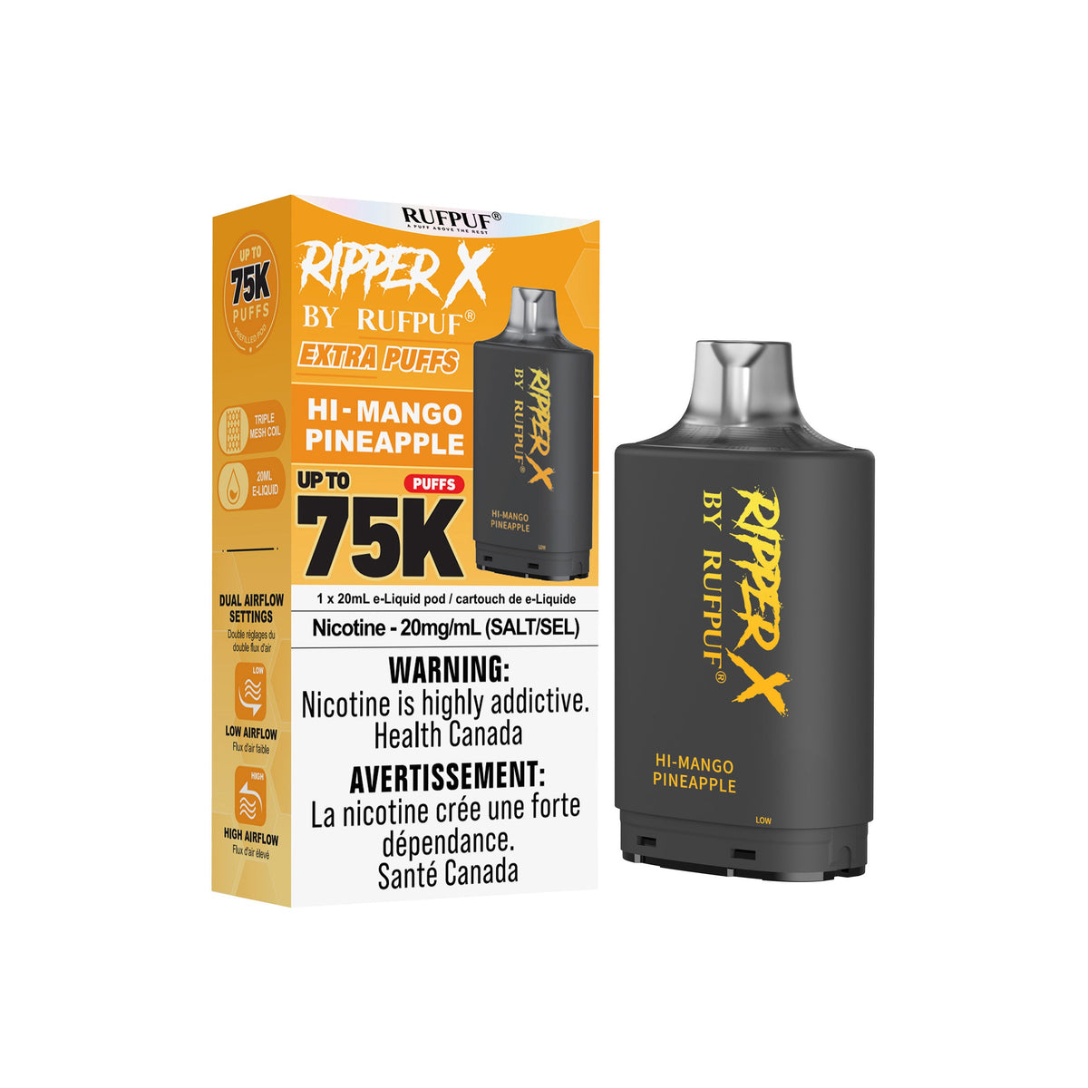 Hi-Mango Pineapple Rufpuf Ripper X Pods 75K