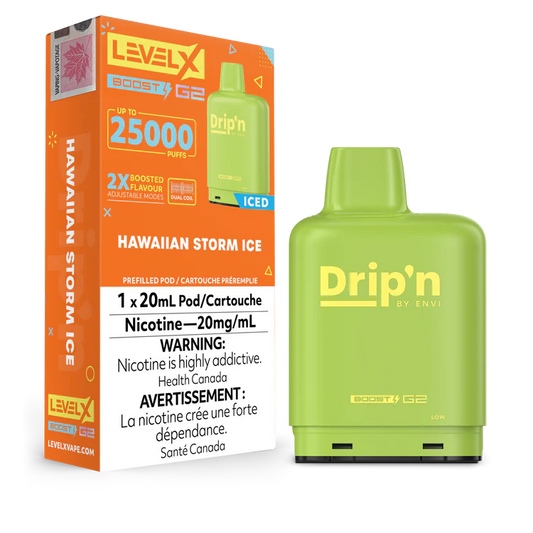 Hawaiian Storm Ice by Level X Drip'n G2 Boost 25K