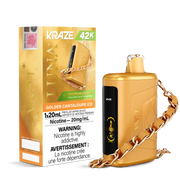 Golden Cantaloupe Ice Kraze Luna - Jetable 42K
