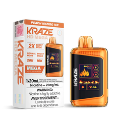 Peach Mango Ice Kraze HD Mega - Disposable 20K