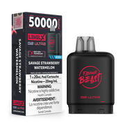 Savage Fraise Pastèque Glacée par Level X Flavour Beast G2 Ultra 50K