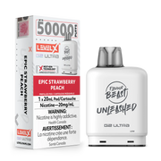 Epic Fraise Pêche par Level X Flavour Beast Unleashed G2 Ultra 50K