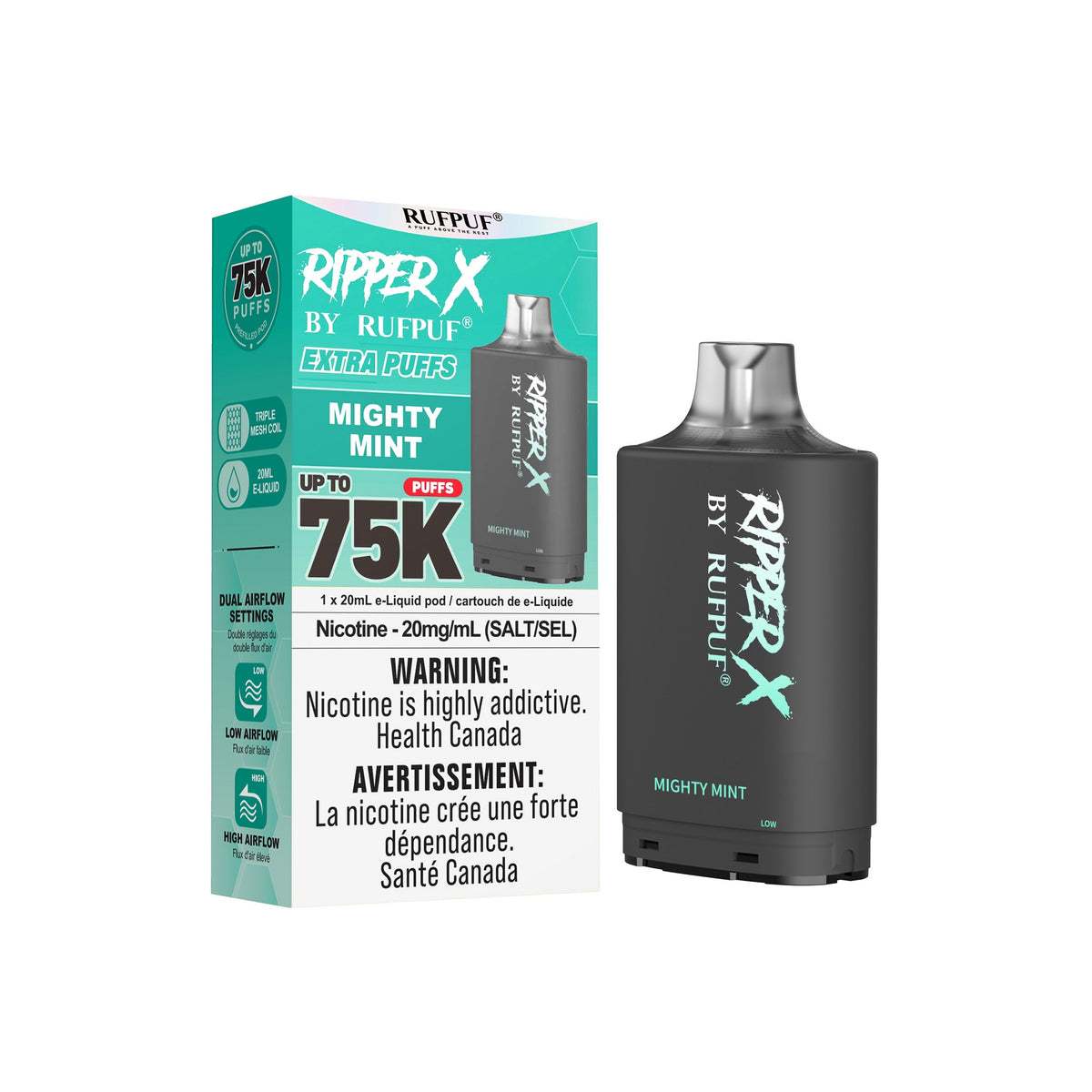 Mighty Mint Rufpuf Ripper X Pods 75K