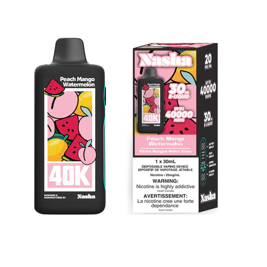 Nasha 40K Disposable - Peach Mango Watermelon