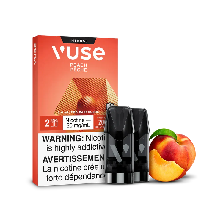 Peach Vuse Pods Intense