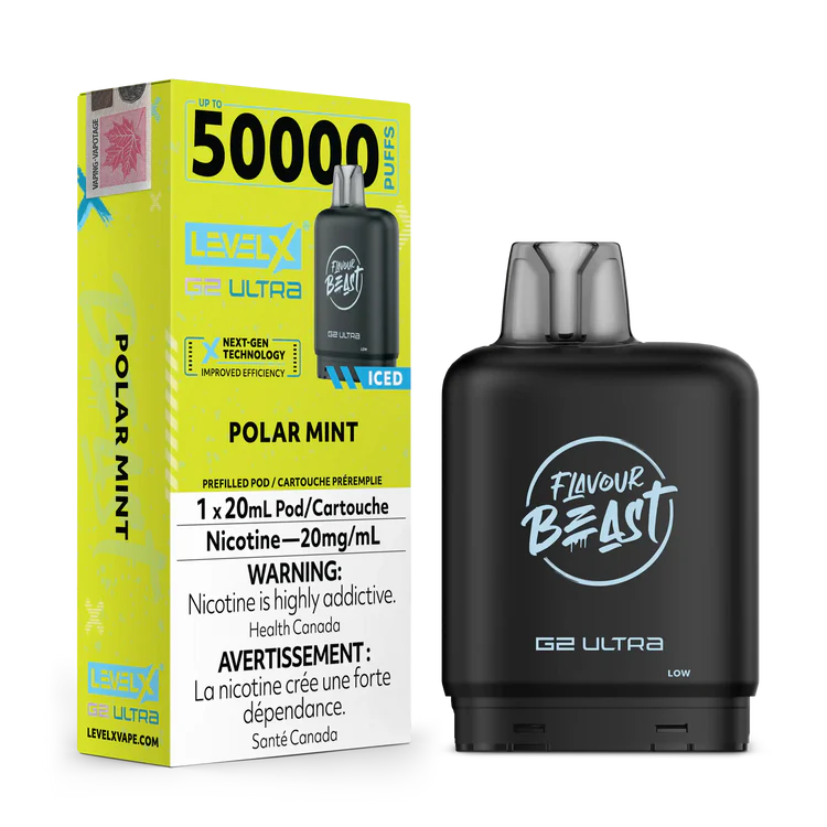 Polar Mint by Level X Flavour Beast G2 Ultra 50K