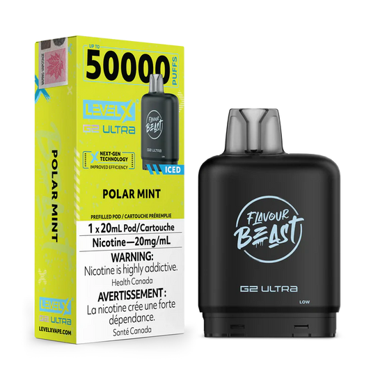 Polar Mint by Level X Flavour Beast G2 Ultra 50K