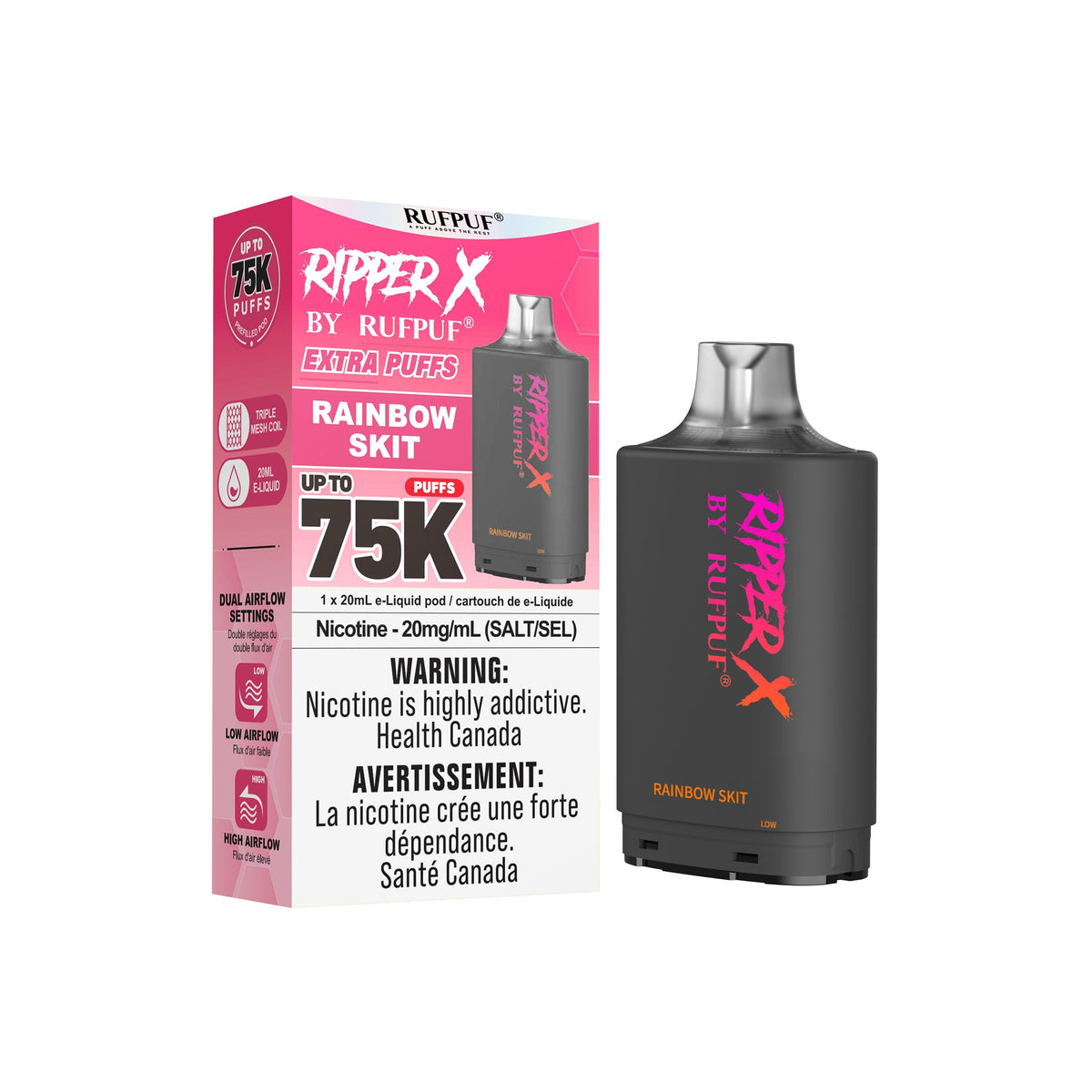 Rainbow SKIT Rufpuf Ripper X Pods 75K