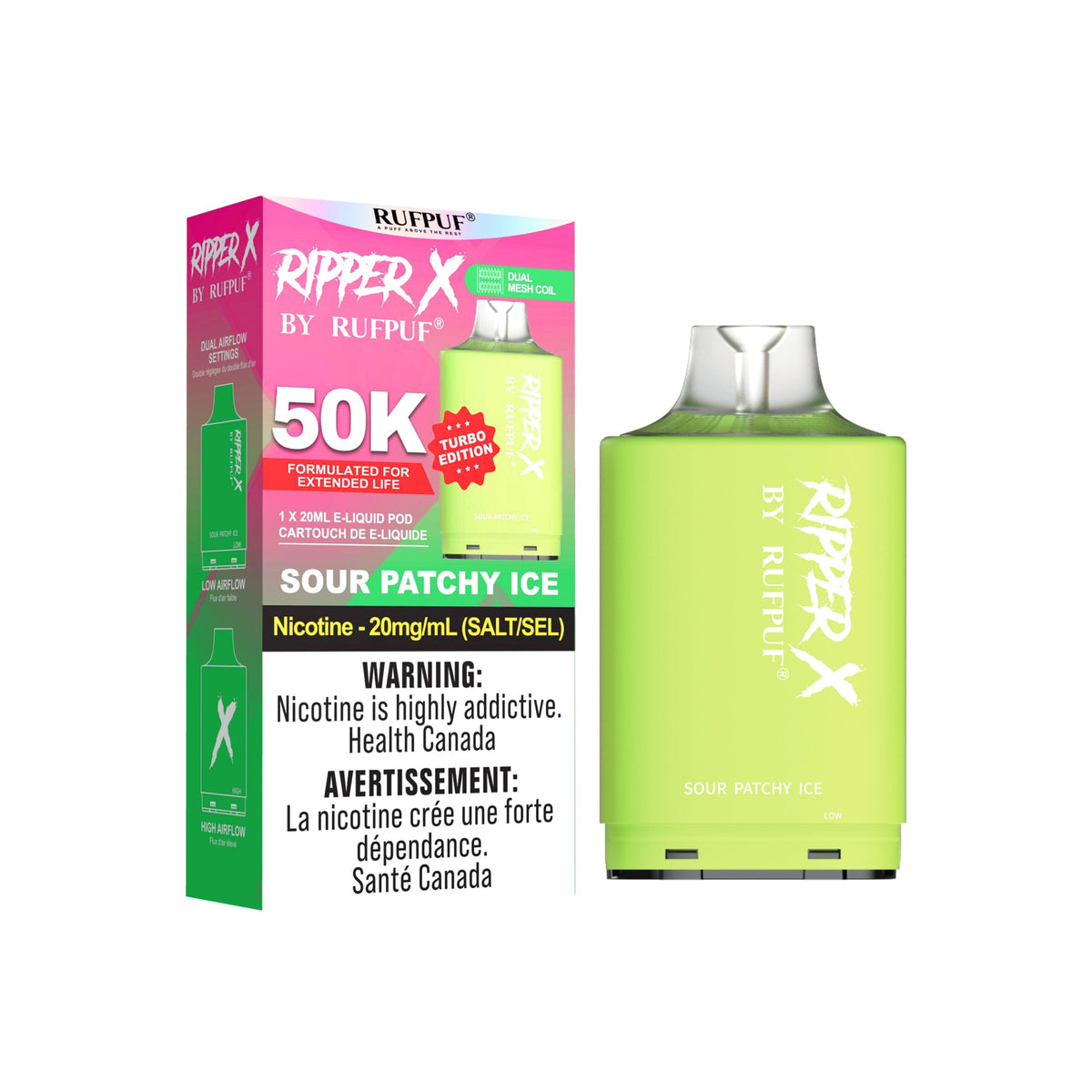 Pineapple Coconut Rufpuf Ripper X Pods 50K