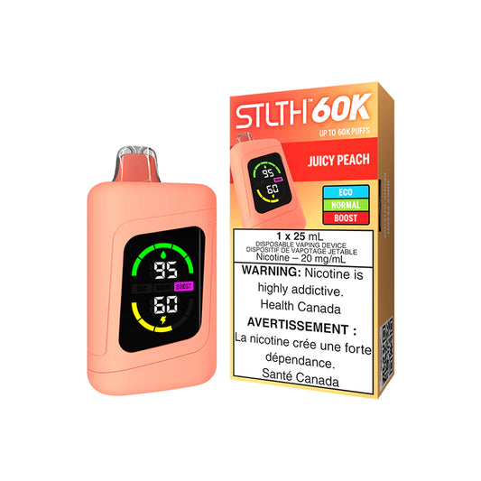 Juicy Peach Stlth 60K - Disposable Vape