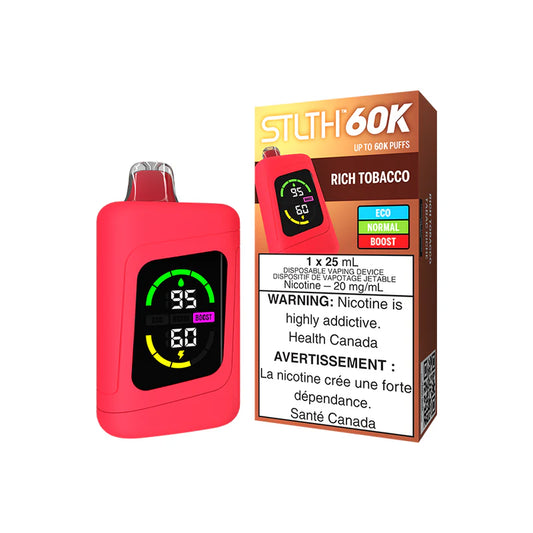 Rich Tobacco Stlth 60K - Disposable Vape