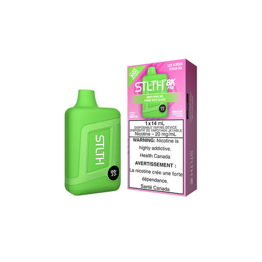 Green Apple Ice Stlth 8K Pro - Disposable Vape
