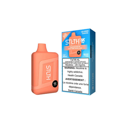 Peach Blue Razz Ice Stlth 8K Pro - Disposable Vape