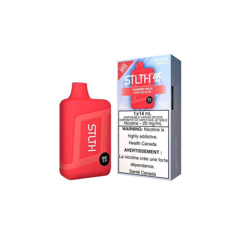 Strawberry Lime Ice Stlth 8K Pro - Disposable Vape