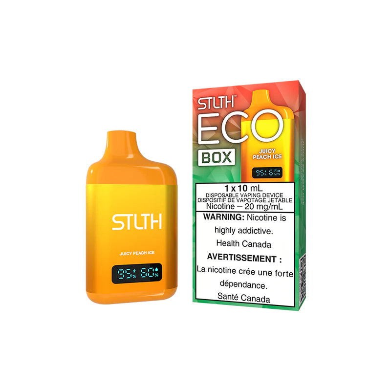 Juicy Peach Ice Stlth Eco Box - Disposable