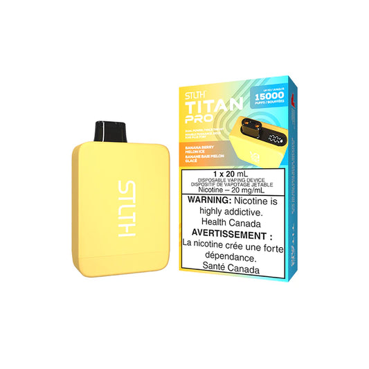 Banana Berry Melon Ice Stlth Titan Pro - Disposable 15K