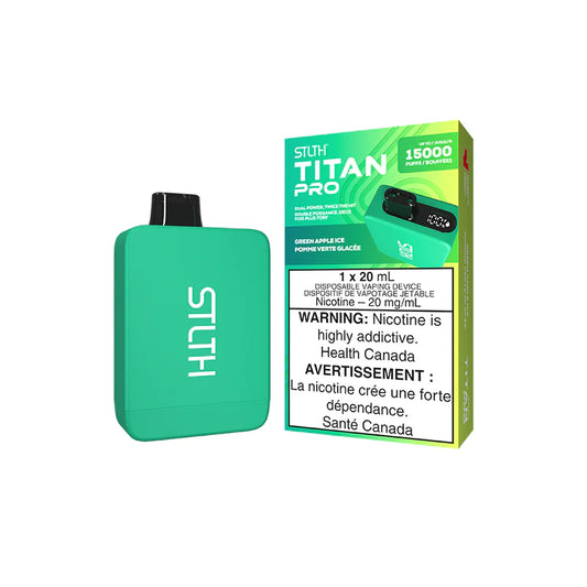 Green Apple Ice Stlth Titan Pro - Disposable 15K