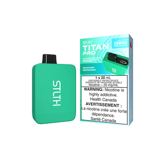 Smooth Mint Stlth Titan Pro - Disposable 15K