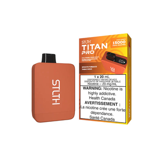 Smooth Tobacco Stlth Titan Pro - Disposable 15K