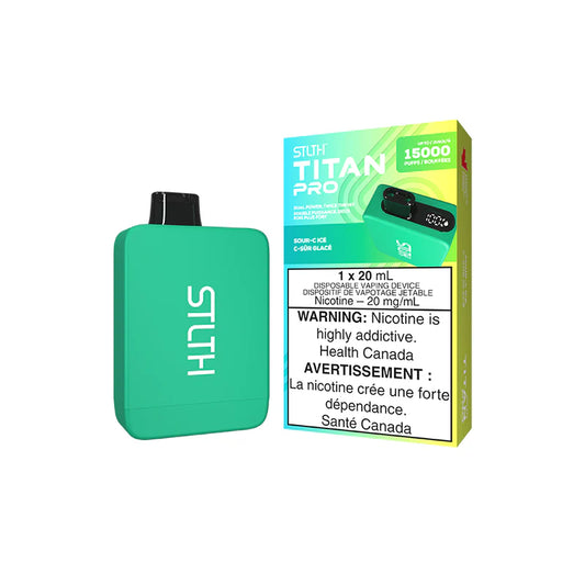 Sour-C Ice Stlth Titan Pro - Disposable 15K