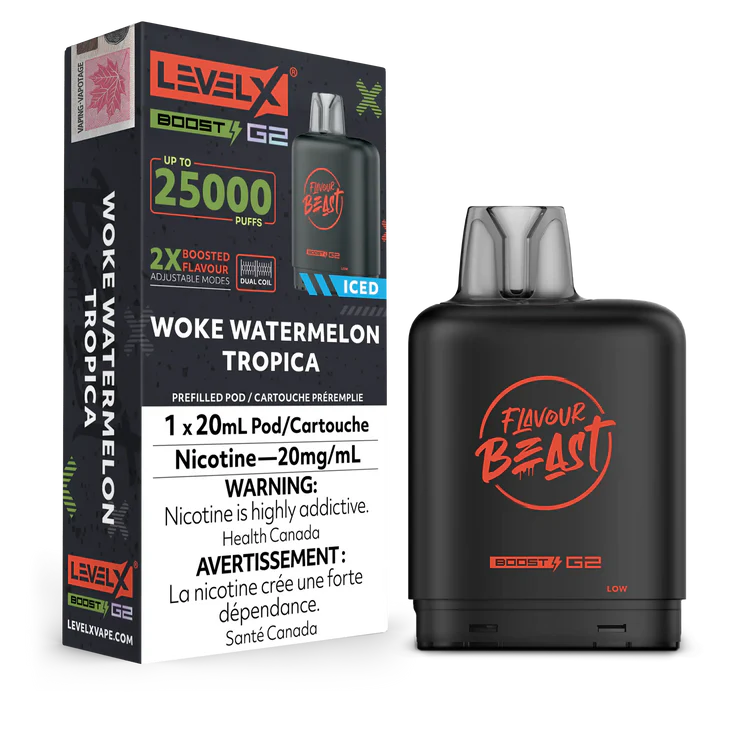 Wicked White Peach Flavour Beast Boost G2 Pods 25K