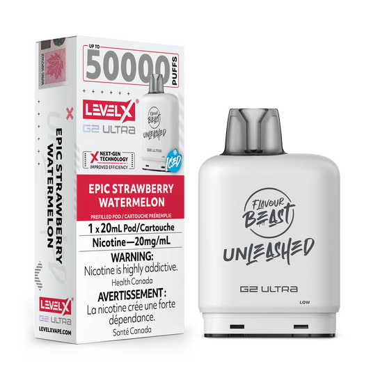 Epic Strawberry Watermelon Flavour Beast Boost G2 Unleashed Pods 25K
